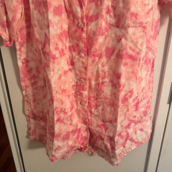 FAITHFULL THE BRAND Charlita Shirt Dress in Roos Pink Tie Dye - Picture 7 of 10